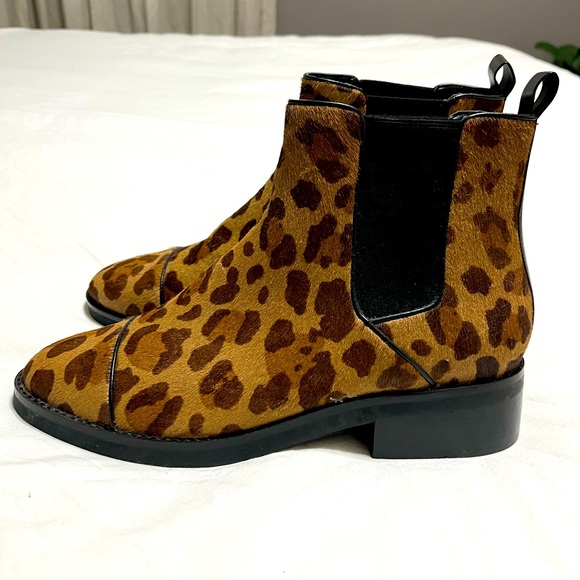 Cole Haan Leopard Print Boots - Picture 1 of 7